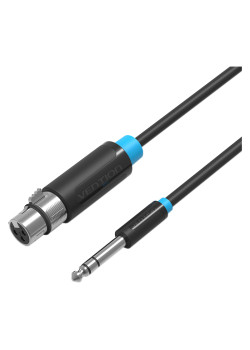 Кабель Vention аудио Jack 6.5 M/XLR F - 2м