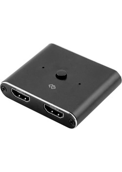 Переключатель аудио-видео Digma HDMI (f)/HDMI (f)/HDMI (f) черный (D-HSW-V2.0X2)