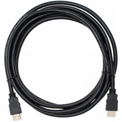 Кабель аудио-видео Cactus CS-HDMI.1.4-3 HDMI (m)/HDMI (m) 3м. позолоч.конт. черный
