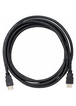 Кабель аудио-видео Cactus CS-HDMI.1.4-3 HDMI (m)/HDMI (m) 3м. позолоч.конт. черный