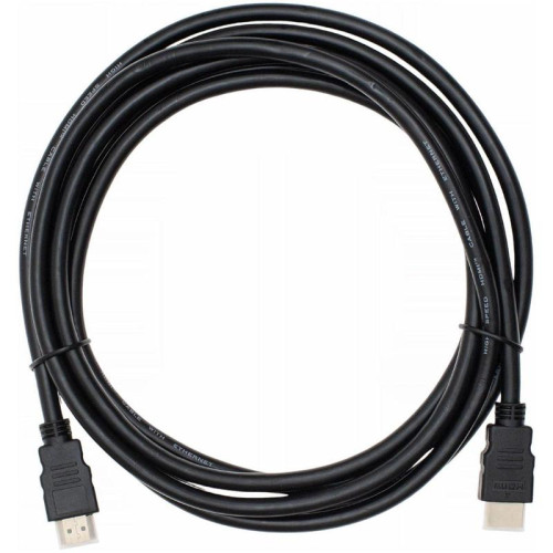 Кабель аудио-видео Cactus CS-HDMI.1.4-3 HDMI (m)/HDMI (m) 3м. позолоч.конт. черный