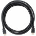 Кабель аудио-видео Cactus CS-HDMI.1.4-3 HDMI (m)/HDMI (m) 3м. позолоч.конт. черный