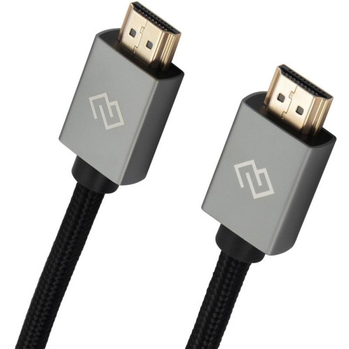 Кабель аудио-видео Digma HDMI (m)/HDMI (m) 2м. феррит.кольца позолоч.конт. черный (D-HDMI-2FF-V2.0-2M)