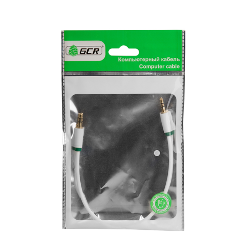 Greenconnect Кабель аудио 1.0m jack 3,5mm/jack 3,5mm белый, зеленая окантовка, ультрагибкий, 28 AWG, M/M, Premium GCR-AVC1662-1.0m, экран, стерео Greenconnect Кабель аудио 1.0m jack 3,5mm/jack 3,5mm белый, зеленая окантовка, ультрагибкий, 28 AWG, M/M, Premium GCR-AVC1662-1.0m, экран, стерео