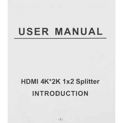 Сплиттер аудио-видео Premier 5-872-2 HDMI (f)/2хHDMI (f) черный Сплиттер аудио-видео Premier 5-872-2 HDMI (f)/2хHDMI (f) черный