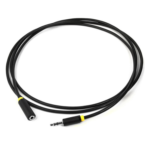 GCR Удлинитель аудио 1.5m jack 3,5mm/jack 3,5mm черный, желтая окантовка, ультрагибкий, 28AWG, M/F, Premium GCR-STM1114-1.5m, экран, стерео GCR Удлинитель аудио 1.5m jack 3,5mm/jack 3,5mm черный, желтая окантовка, ультрагибкий, 28AWG, M/F, Premium GCR-STM1114-1.5m, экран, стерео