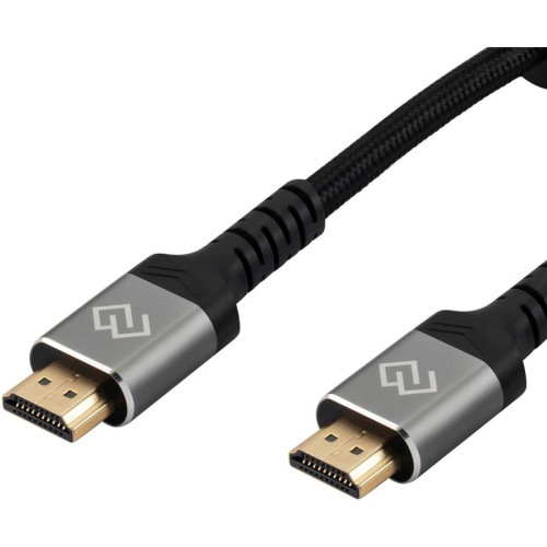 Кабель аудио-видео Digma HDMI (m)/HDMI (m) 2м. феррит.кольца позолоч.конт. черный (D-HDMI-2FF-V2.1-2M)