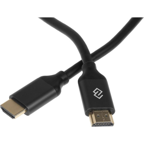 Кабель аудио-видео Digma HDMI (m)/HDMI (m) 2м. феррит.кольца позолоч.конт. черный (D-HDMI-V2.1-2M)