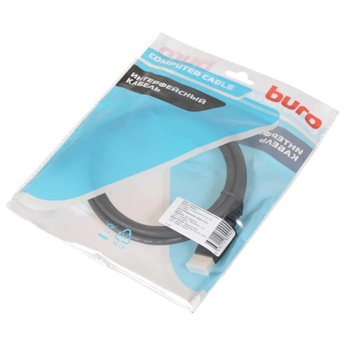 Кабель аудио-видео Buro V1.4 DisplayPort (m)/DisplayPort (m) 1.5м. черный (BHP-DPP-1.4-1.5)