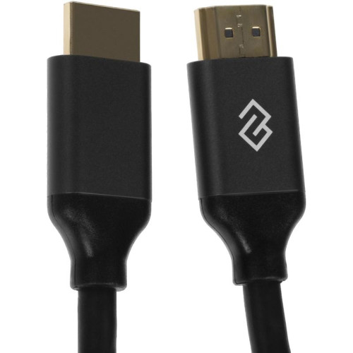 Кабель аудио-видео Digma HDMI (m)/HDMI (m) 2м. феррит.кольца позолоч.конт. черный (D-HDMI-V2.1-2M)