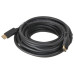 Кабель аудио-видео Buro V1.4 DisplayPort (m)/DisplayPort (m) 10м. черный (BHP-DPP-1.4-10)
