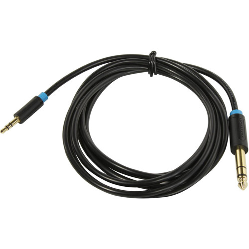 Кабель Vention аудио Jack 6,5 mm M/ 3,5 M - 2 м Кабель Vention аудио Jack 6,5 mm M/ 3,5 M - 2 м