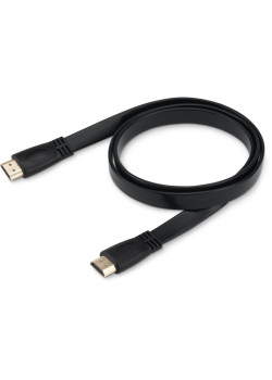 Кабель аудио-видео Buro HDMI 1.4 Flat HDMI (m)/HDMI (m) 1м. черный (BHP HDMI 1)