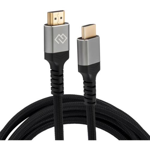 Кабель аудио-видео Digma HDMI (m)/HDMI (m) 3м. феррит.кольца позолоч.конт. черный (D-HDMI-2FF-V2.1-3M)