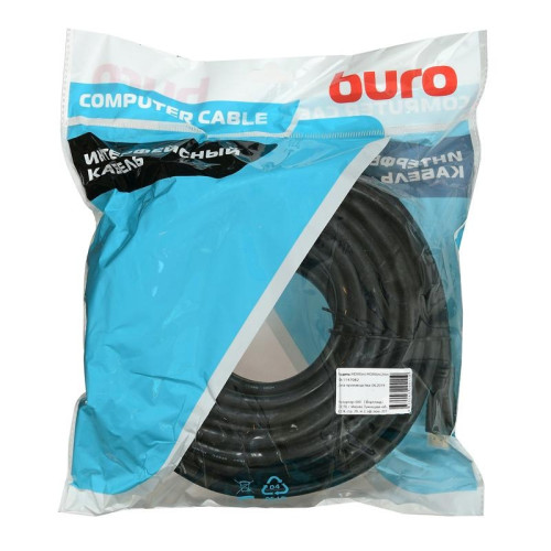 Кабель аудио-видео Buro HDMI 2.0 HDMI (m)/HDMI (m) 20м. позолоч.конт. черный (BHP HDMI 2.0-20)