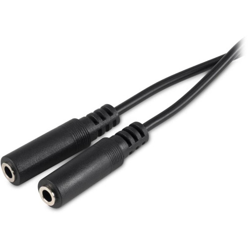 Адаптер аудио Buro BU-2XJACK-JACK 2xJack 3.5 (f)/Jack 3.5 (m) 0.2м. черный