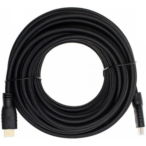 Кабель аудио-видео Cactus CS-HDMI.2-10 HDMI (m)/HDMI (m) 10м. позолоч.конт. черный