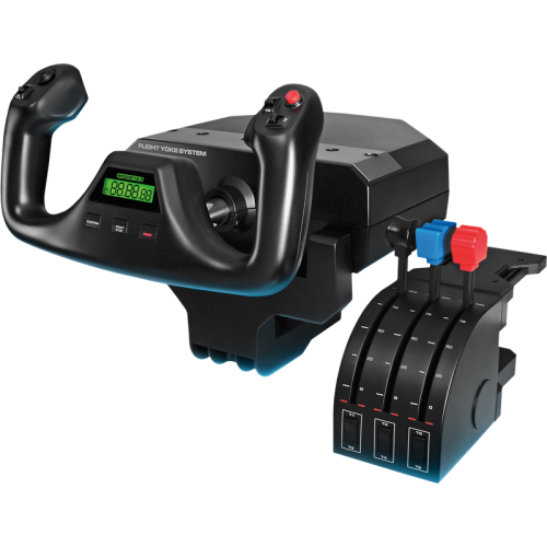 штурвал и блок рычагов для авиасимуляторов/ Logitech G Flight Yoke System