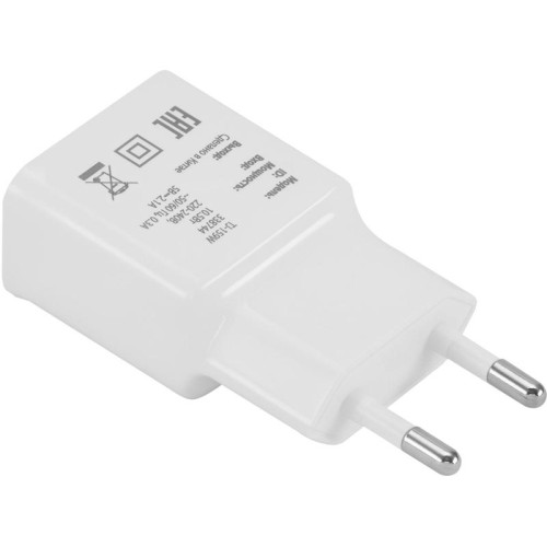 Сетевое зар./устр. Buro TJ-159w 10.5W 2.1A USB-A универсальное белый