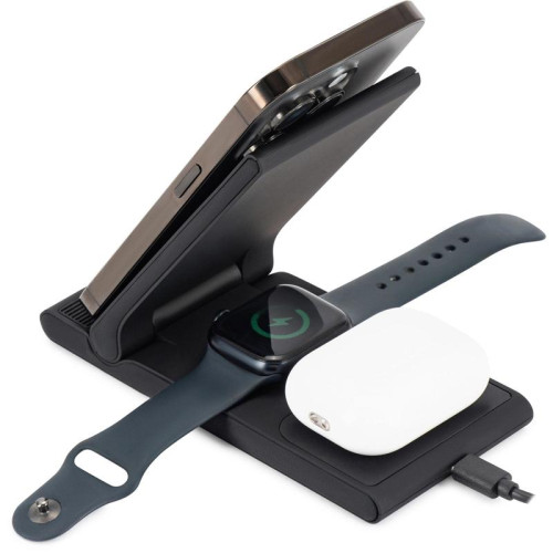 Беспроводное зар./устр. Buro CWC-QC5 15W 3A (QI) USB-C универсальное черный (CWC-QC5A15BK)