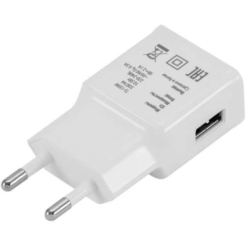 Сетевое зар./устр. Buro TJ-159w 10.5W 2.1A USB-A универсальное белый