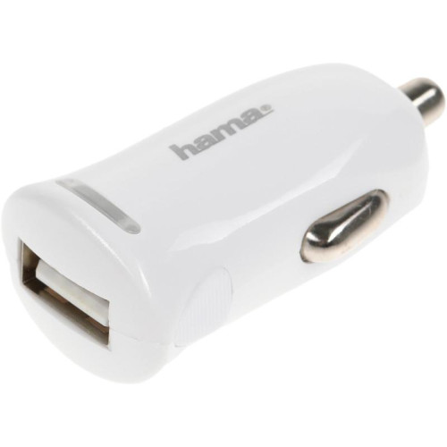 Автомобильное зар./устр. Hama H-183266 2.4A USB для Apple белый (00183266)