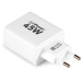 Сетевое зар./устр. Digma Pro DPW4A 45W 3A (PD+QC) USB-C/USB-A универсальное белый (DPW4A5GX11WH)