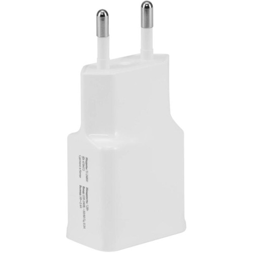 Сетевое зар./устр. Buro TJ-248W 12W 2.4A (QC) USB-A универсальное белый