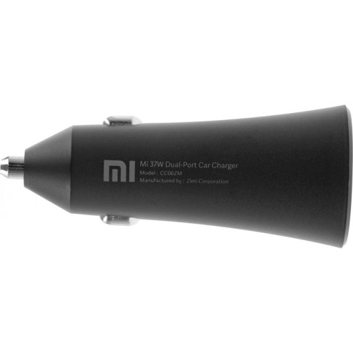 Автомобильное зар./устр. Xiaomi Mi 37W Dual-Port Car Charger 3A+2A 2xUSB универсальное черный (GDS4147GL)