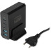 Настольное зар./устр. Digma Pro DPW10A 140W 5A (PD+QC) 3хUSB-C/2xUSB-A универсальное черный (DPW1A4G024BK)