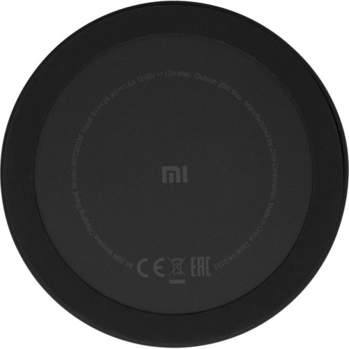 Беспроводное зар./устр. Xiaomi Mi 20W Wireless Charging Stand 2A USB Type-C универсальное черный (GDS4145GL)