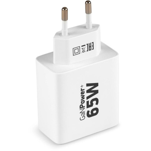 Сетевое зар./устр. Digma Pro DPW6B 65W 3.25A (PD+QC) 2хUSB-C/USB-A универсальное белый (DPW6B5GX12WH)