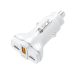 GCR PRO Автомобильное зарядное устройство 3в1, USB QC3.0 + 2 порта Type-C PD 30W, белый, GCR-56665 GCR PRO Автомобильное зарядное устройство 3в1, USB QC3.0 + 2 порта Type-C PD 30W, белый, GCR-56665