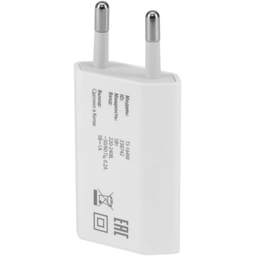 Сетевое зар./устр. Buro TJ-164w 5W 1A USB универсальное белый