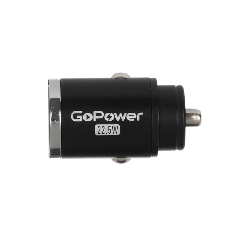 Автомобильное З/У GoPower GPQC12 1USB+1Type-C 22.5W Mini черный (1/100) Автомобильное З/У GoPower GPQC12 1USB+1Type-C 22.5W Mini черный (1/100)