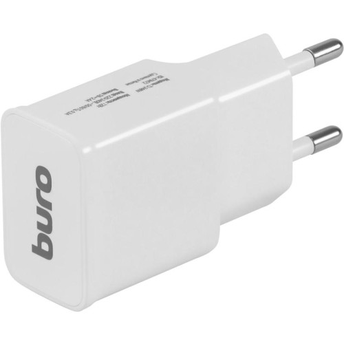 Сетевое зар./устр. Buro TJ-248W 12W 2.4A (QC) USB-A универсальное белый