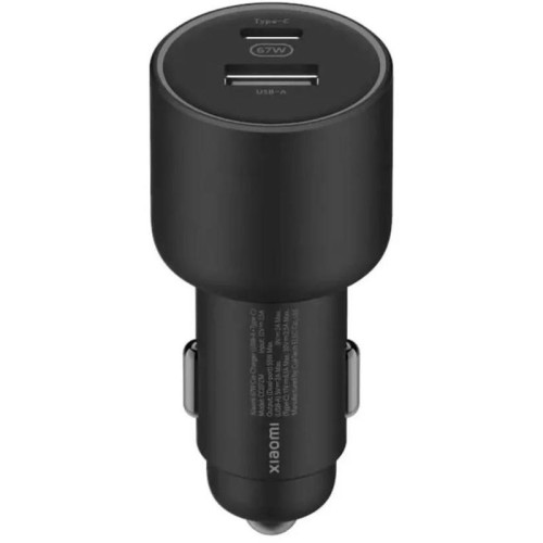 Автомобильное зар./устр. Xiaomi BHR6814GL 67W 6.1A (PD) USB-C/USB-A универсальное черный