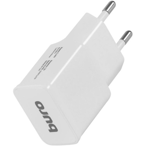 Сетевое зар./устр. Buro TJ-248W 12W 2.4A (QC) USB-A универсальное белый