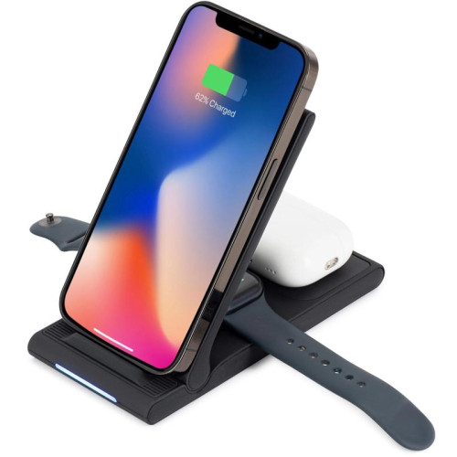 Беспроводное зар./устр. Buro CWC-QC5 15W 3A (QI) USB-C универсальное черный (CWC-QC5A15BK)