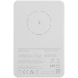 Мобильный аккумулятор Xiaomi BHR9303GL 5000mAh 18W 2.4A USB-C беспров.зар. белый