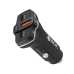 GCR PRO Автомобильное зарядное устройство 3в1, USB QC3.0 + 2 порта Type-C PD 30W, черный, GCR-56666