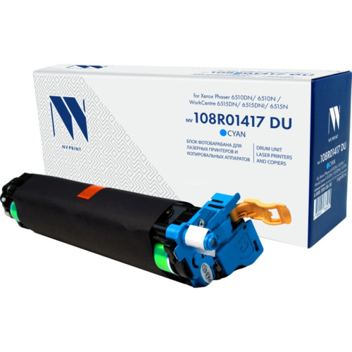 -/ Блок фотобарабана NVP  NV-108R01417 DU Cyan для Xerox Phaser 6510DN/6510N / WorkCentre 6515DN/6515DNI/6515N (48000k)