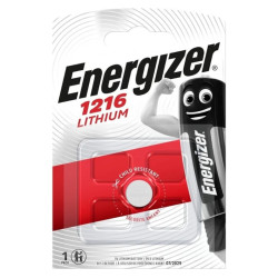 Батарейка Energizer CR1216 BL1 Lithium 3V (1/10/140)