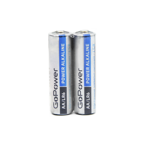 Батарейка GoPower LR6 AA BL2 Alkaline 1.5V (2/24/480) блистер (2 шт.)