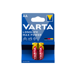 Батарейка Varta LONGLIFE MAX POWER (MAX TECH) LR6 AA BL2 Alkaline 1.5V (4706) (2/40/200)