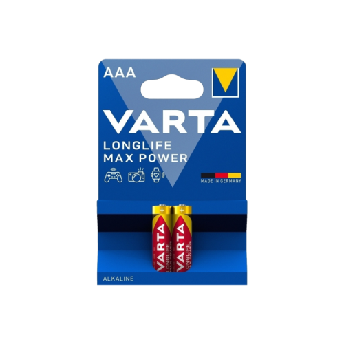 Батарейка Varta LONGLIFE MAX POWER (MAX TECH) LR03 AAA BL2 Alkaline 1.5V (4703) (2/20/100)