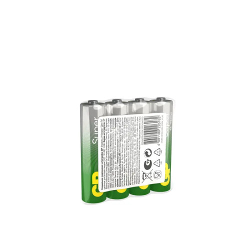 Алкалиновые батарейки GP Super Alkaline G-Tech 24А ААA - 4 шт. в пленке (4 шт.)