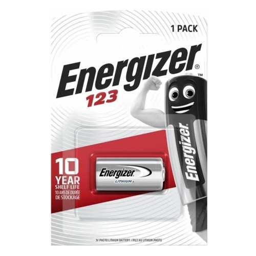 Батарейка Energizer CR123A BL1 Lithium 3V (1/6/60)