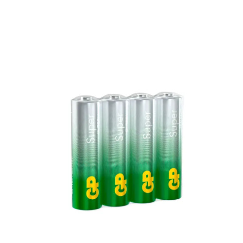 Алкалиновые батарейки GP Super Alkaline G-Tech 15А АA - 4 шт. в пленке (4 шт.)