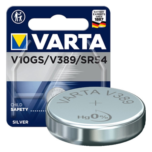 Батарейка Varta 389 BL1 Silver Oxide 1.55V (1/10/100) (1 шт.)